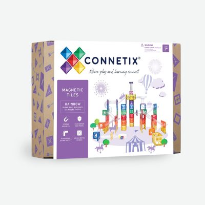 Connetix Tiles Rainbow Super Ball Run set (134 kom) Limitirano izdanje