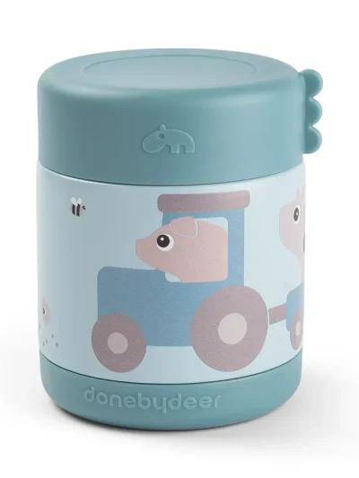 Done by Deer Termo posuda za hranu Tiny farm Blue (300ml)