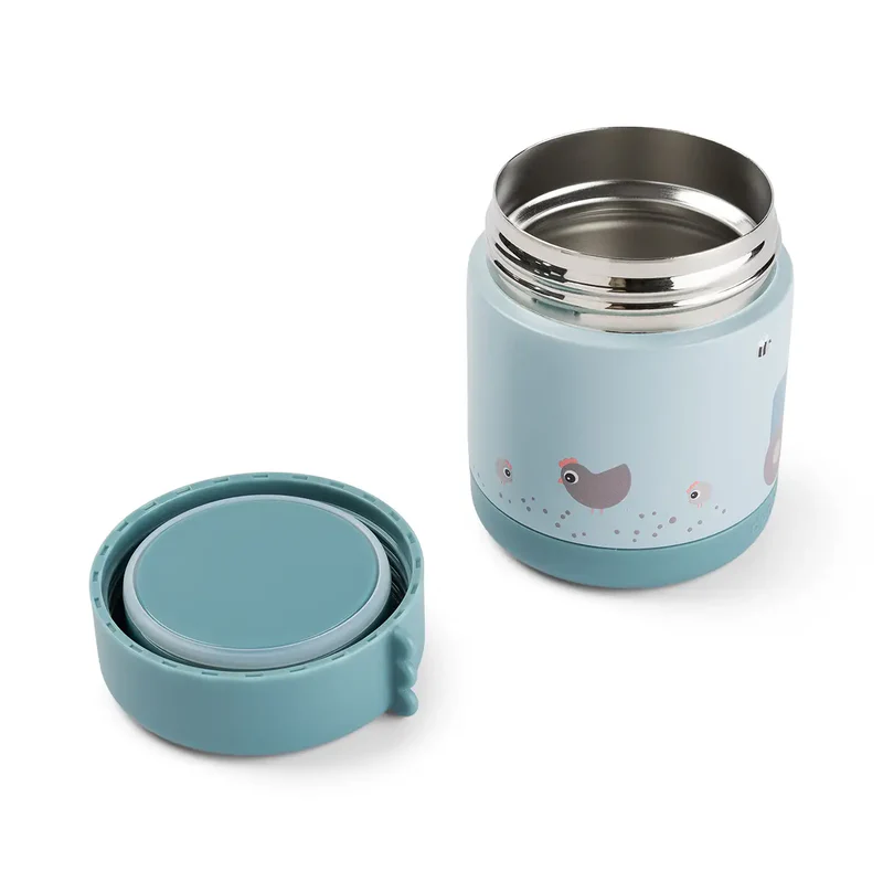 Done by Deer Termo posuda za hranu Tiny farm Blue (300ml) - Image 3