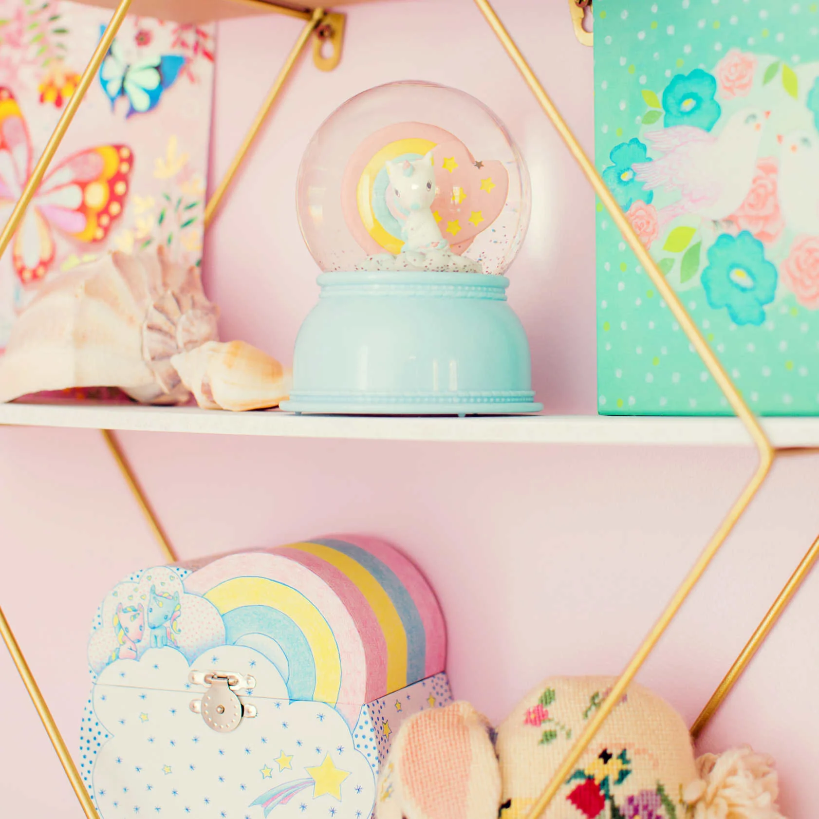 Djeco Noćna lampa/snježna kugla Unicorn - Image 3