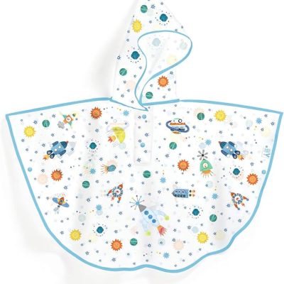 Djeco kišna kabanica Rocket rain cape (M)