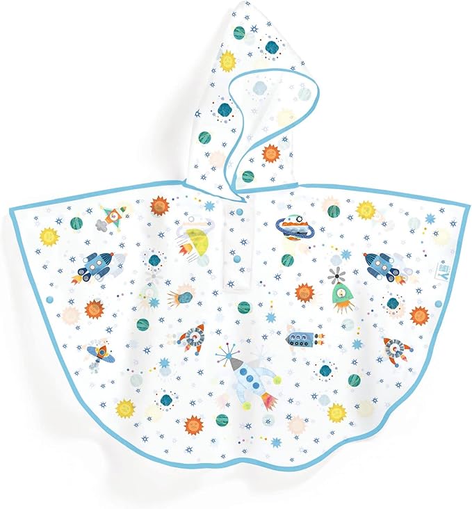 Djeco kišna kabanica Rocket rain cape (M)