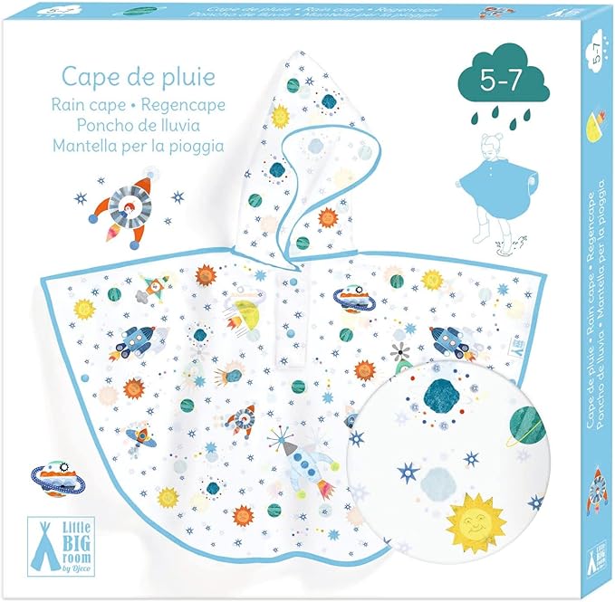 Djeco kišna kabanica Rocket rain cape (M) - Image 4