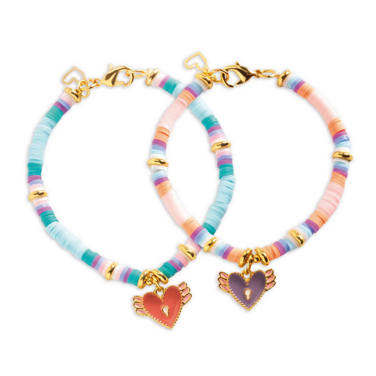 Djeco set za izradu nakita - Narukvice Heart Heishi - Image 2