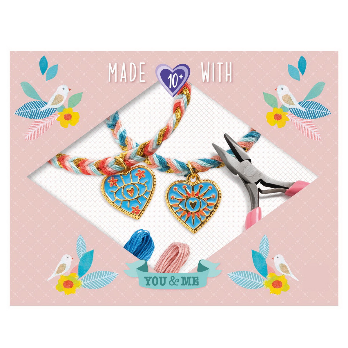 Djeco set za izradu nakita - Narukvice Friendships and Hearts