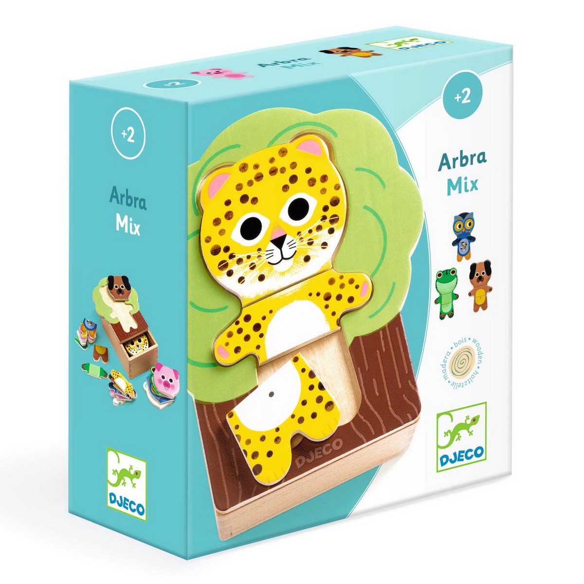 Djeco Drvene edukativne puzzle - Arbramix - 2+ godine - Image 2