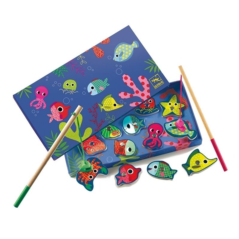 Djeco igra pecanja pomoću magneta Fishing colour