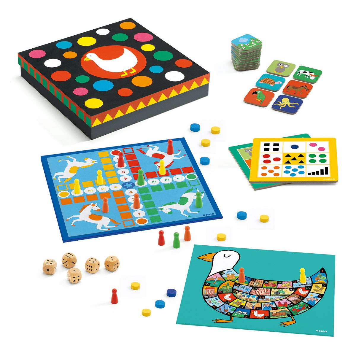 Djeco Set od 12 društvenih igara 4+godine - Image 2