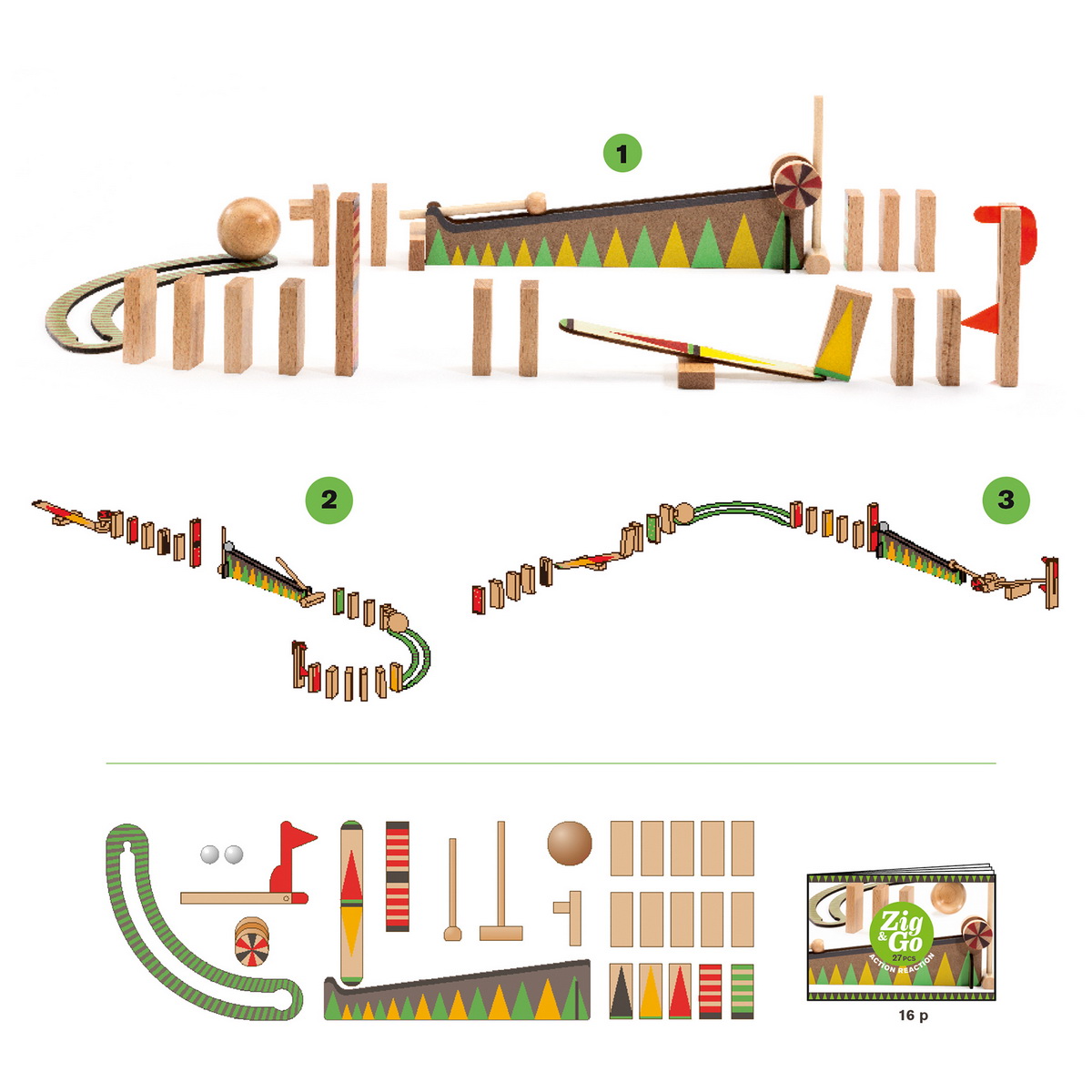 Djeco Zig&Go – krivina 27 komada - 7+godina - Image 3