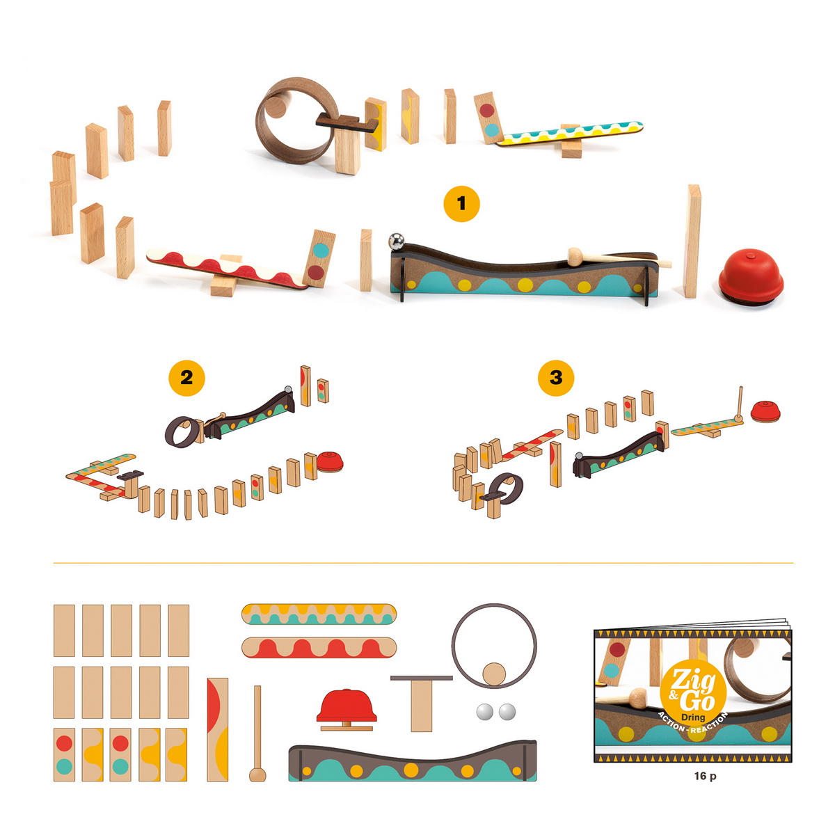 Djeco Zig&Go – Dring - 25 dijelova - Image 2
