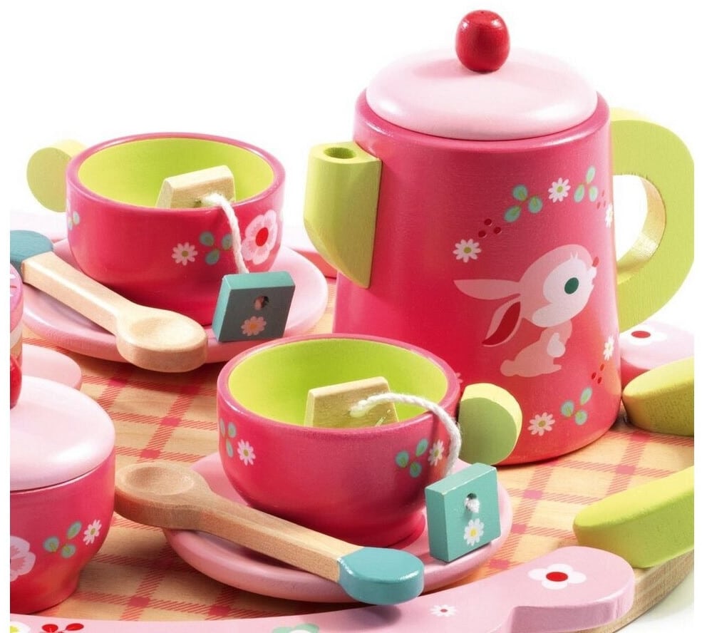 Djeco drveni set za čaj s tortom Lili Rose - Image 4