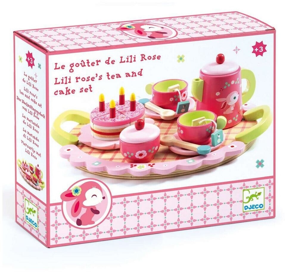 Djeco drveni set za čaj s tortom Lili Rose - Image 6