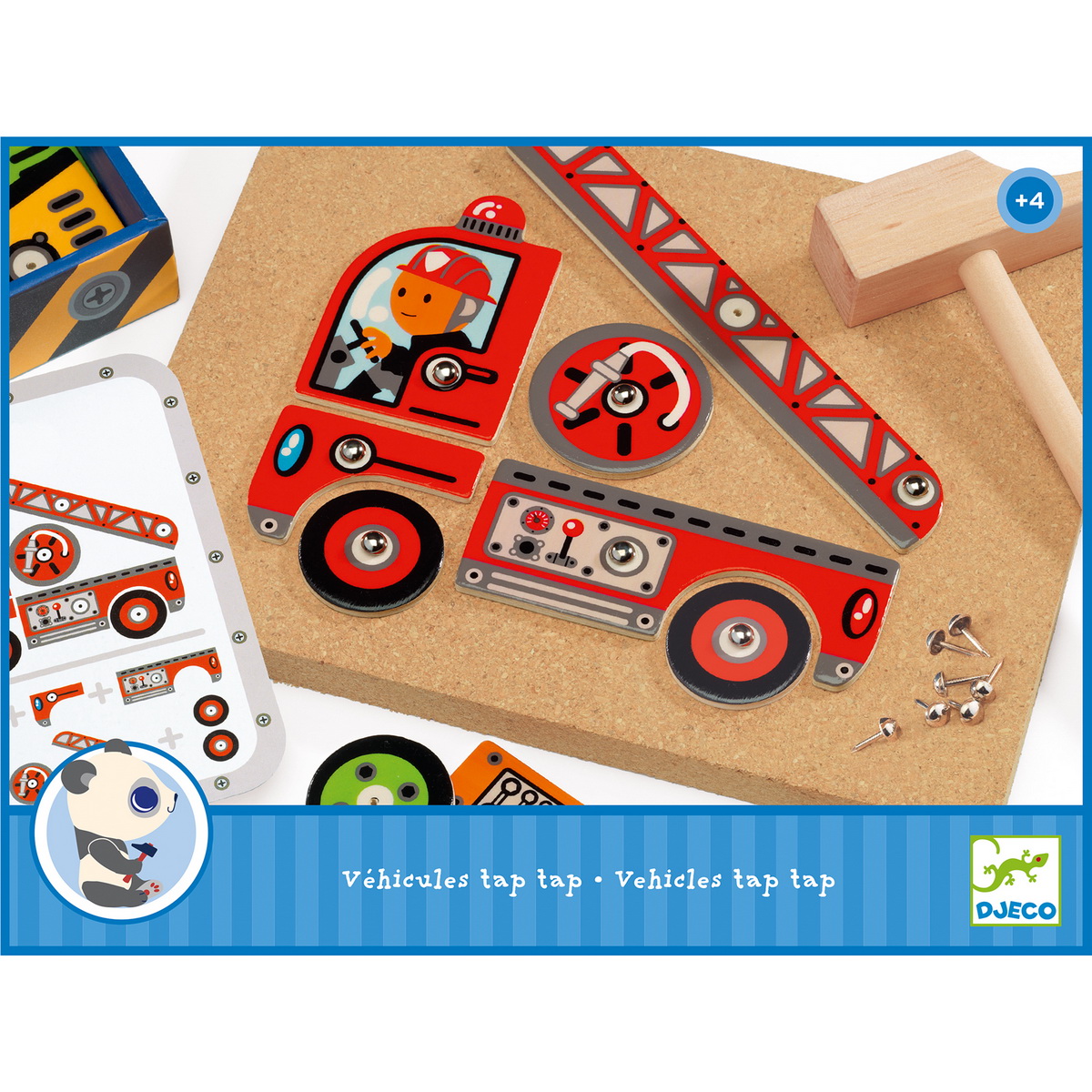 Djeco Kreativni set Tap Tap - Vozila - Image 3