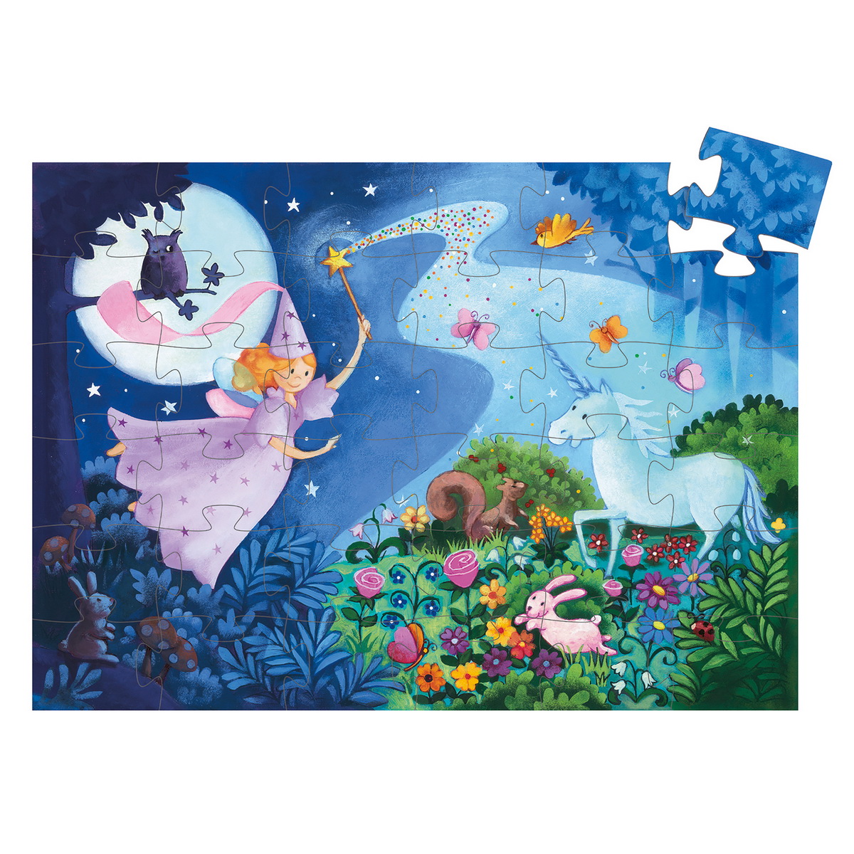 Djeco Puzzle vila i jednorog 36 kom - Image 2