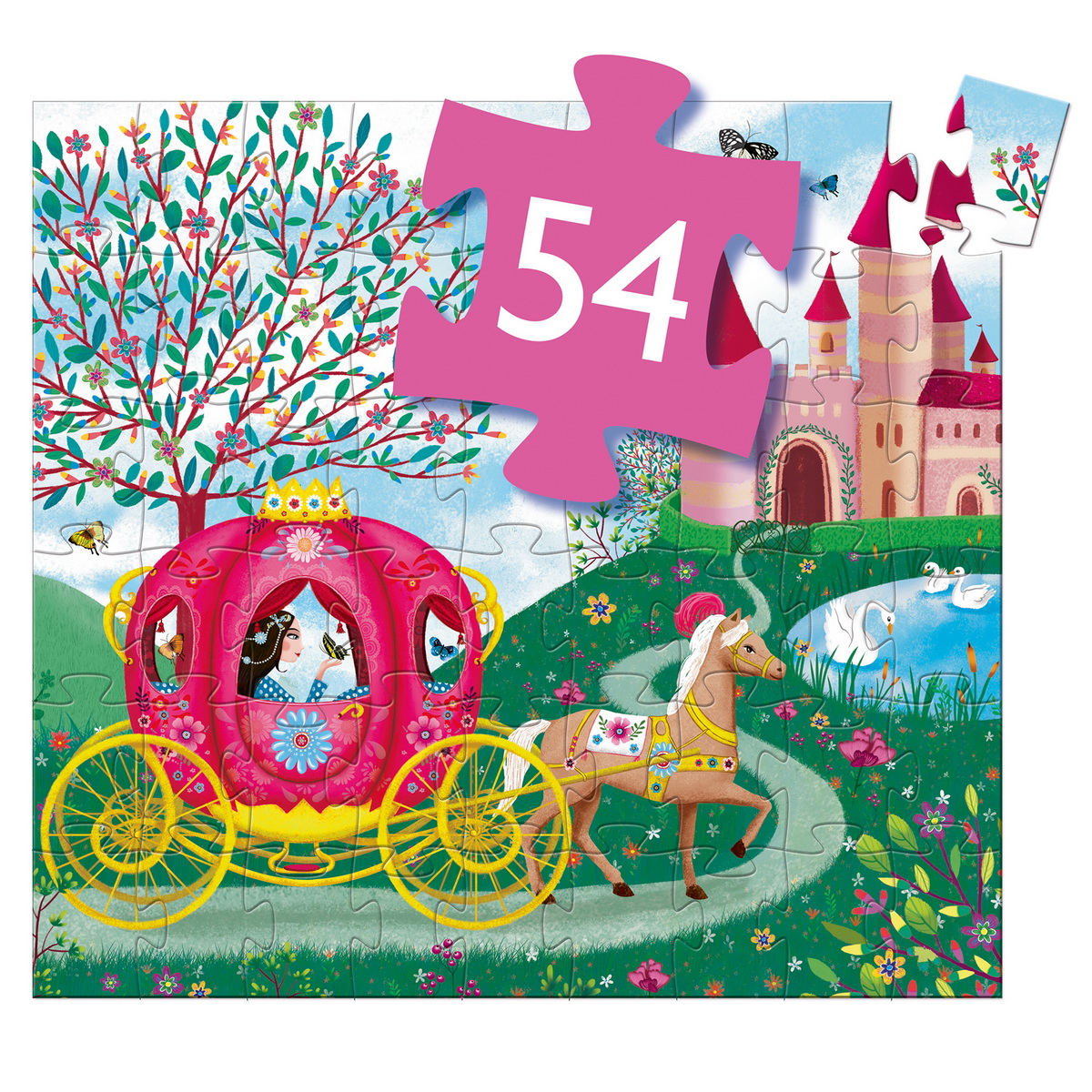 Djeco Puzzle - Princeza i kočija 54 kom - Image 4