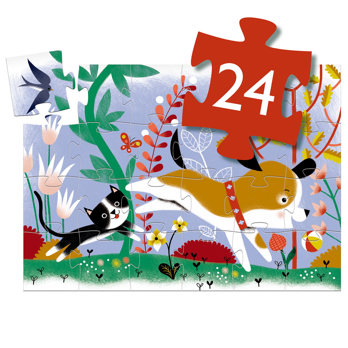 Djeco Puzzle - Mali psić Firmin little puppy - 24 dijela - Image 2