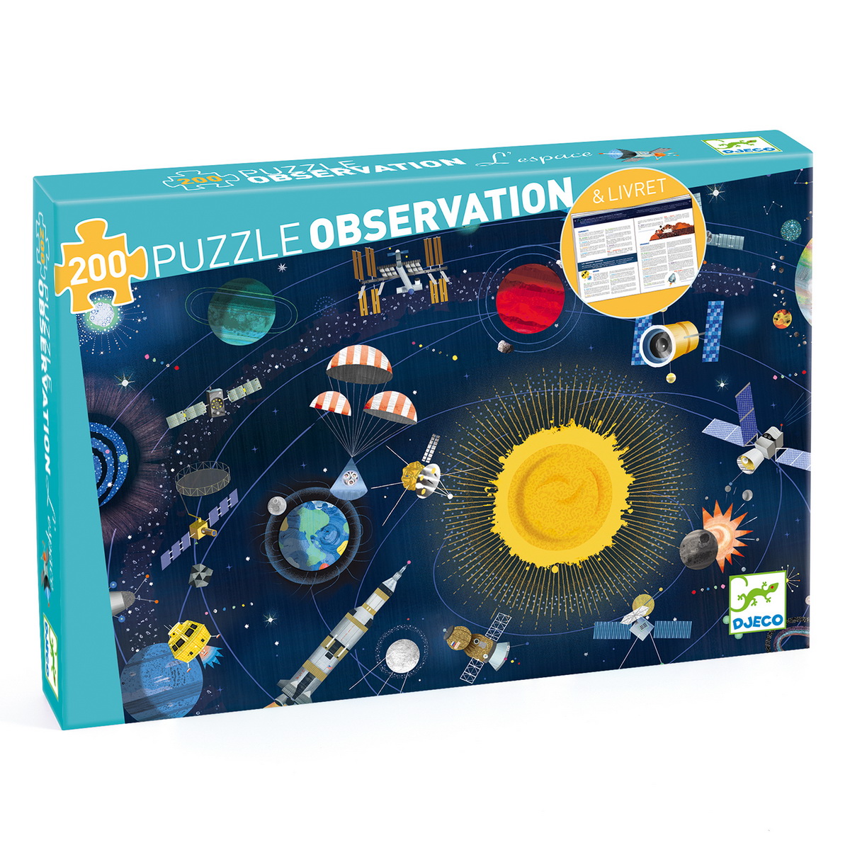 Djeco Edukativne puzzle - Svemir iz 200 dijelova - Image 6