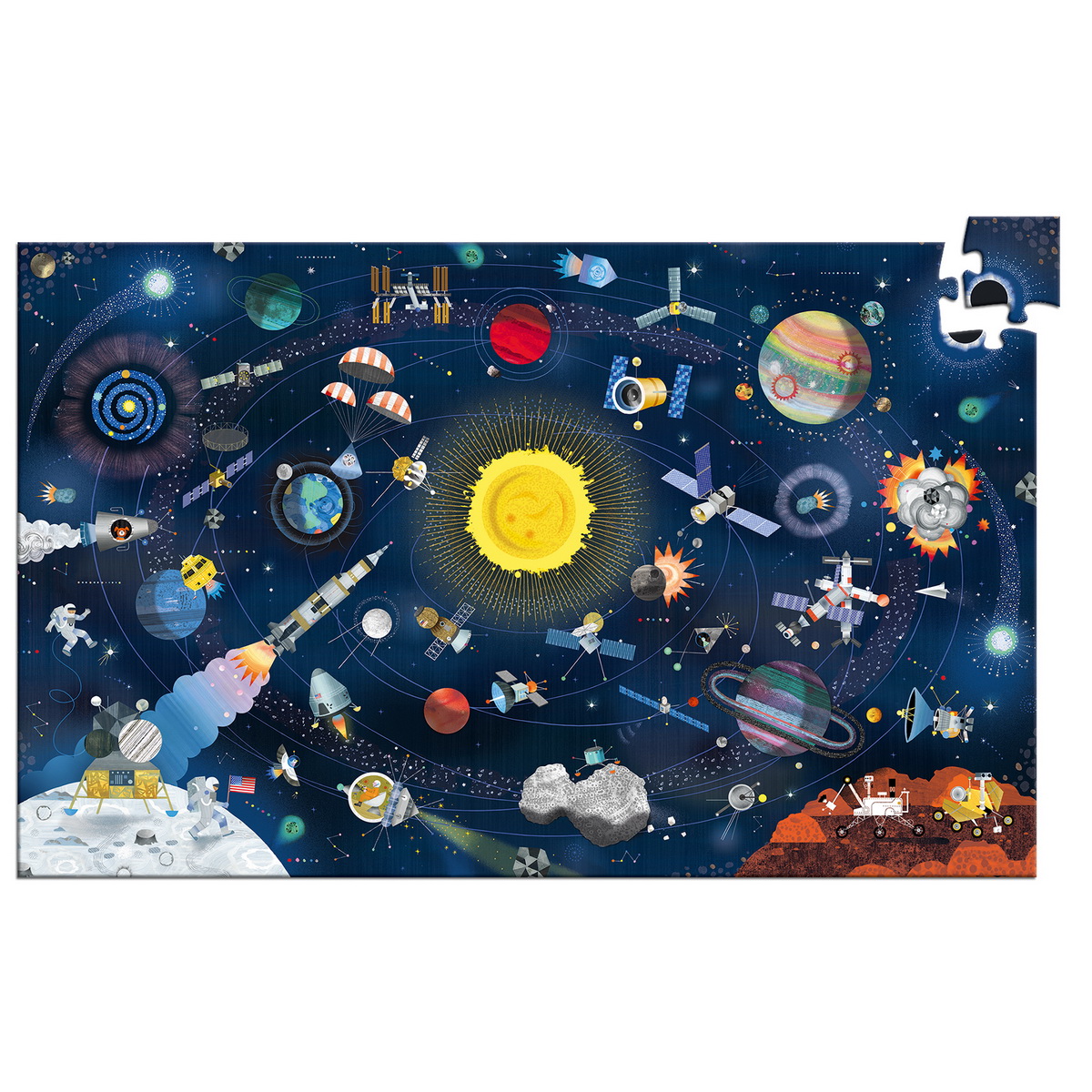 Djeco Edukativne puzzle - Svemir iz 200 dijelova - Image 3