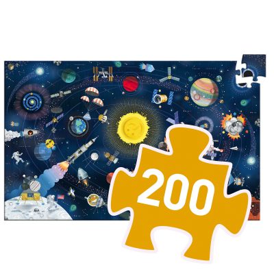 Djeco Edukativne puzzle - Svemir iz 200 dijelova