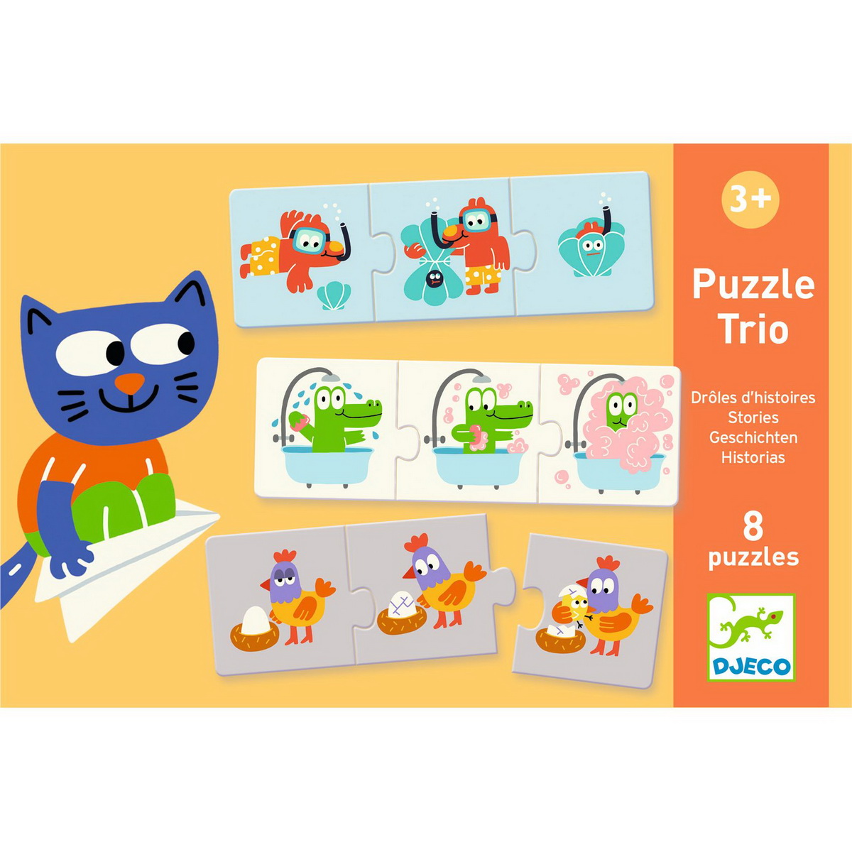 Djeco Puzzle Trio Stories - 3+ godine - Image 2