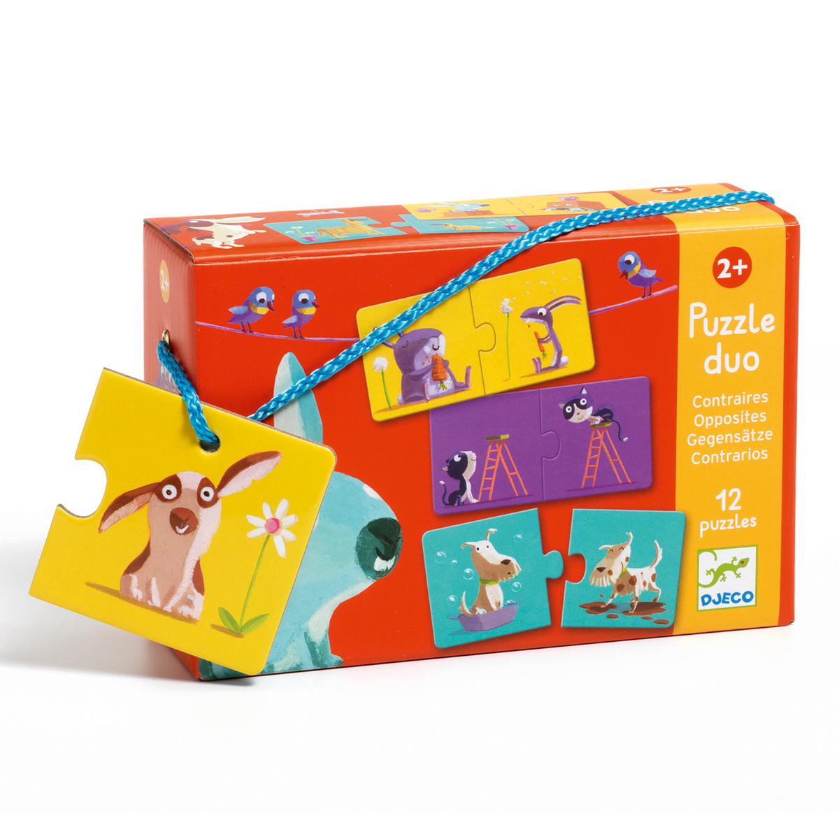 Djeco Puzzle duo Učimo suprotnosti uzrast 2+ godine - Image 4
