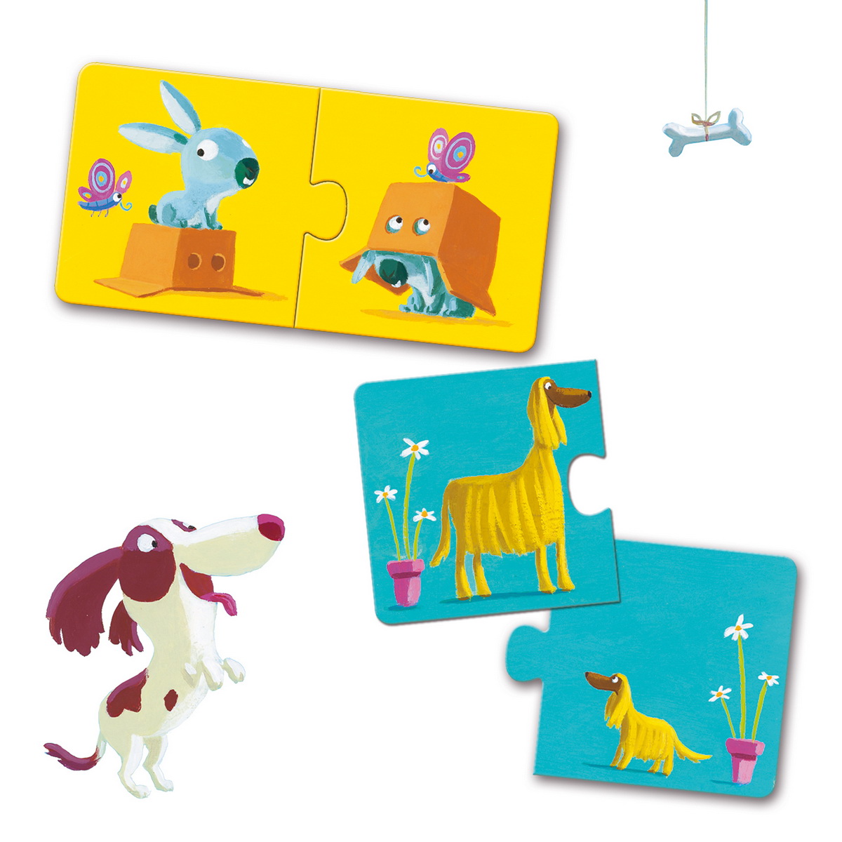 Djeco Puzzle duo Učimo suprotnosti uzrast 2+ godine