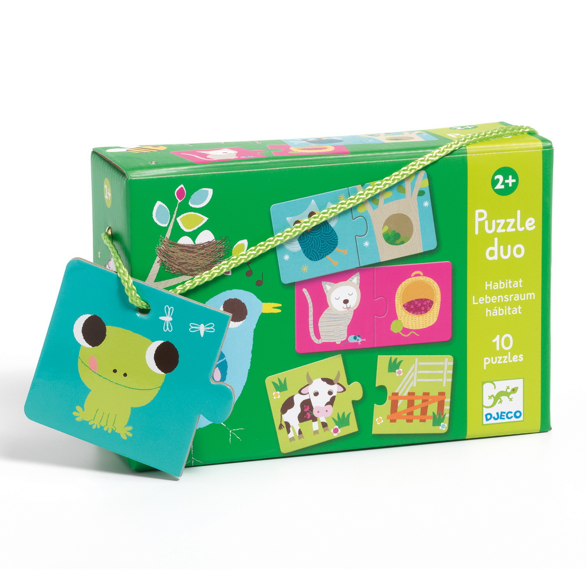 Djeco Puzzle duo Gdje žive životinje uzrast 2+ godine - Image 3