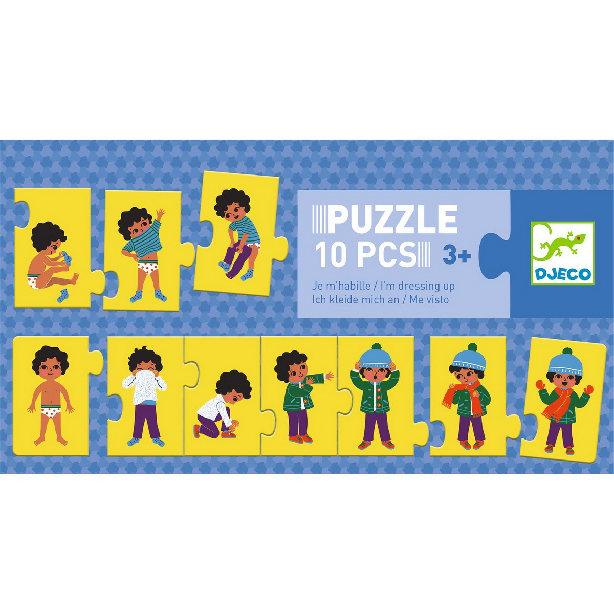 Djeco Puzzle Trio I'm dressing up 3+ godine - Image 2