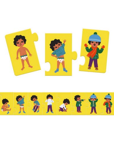 Djeco Puzzle Trio I'm dressing up 3+ godine