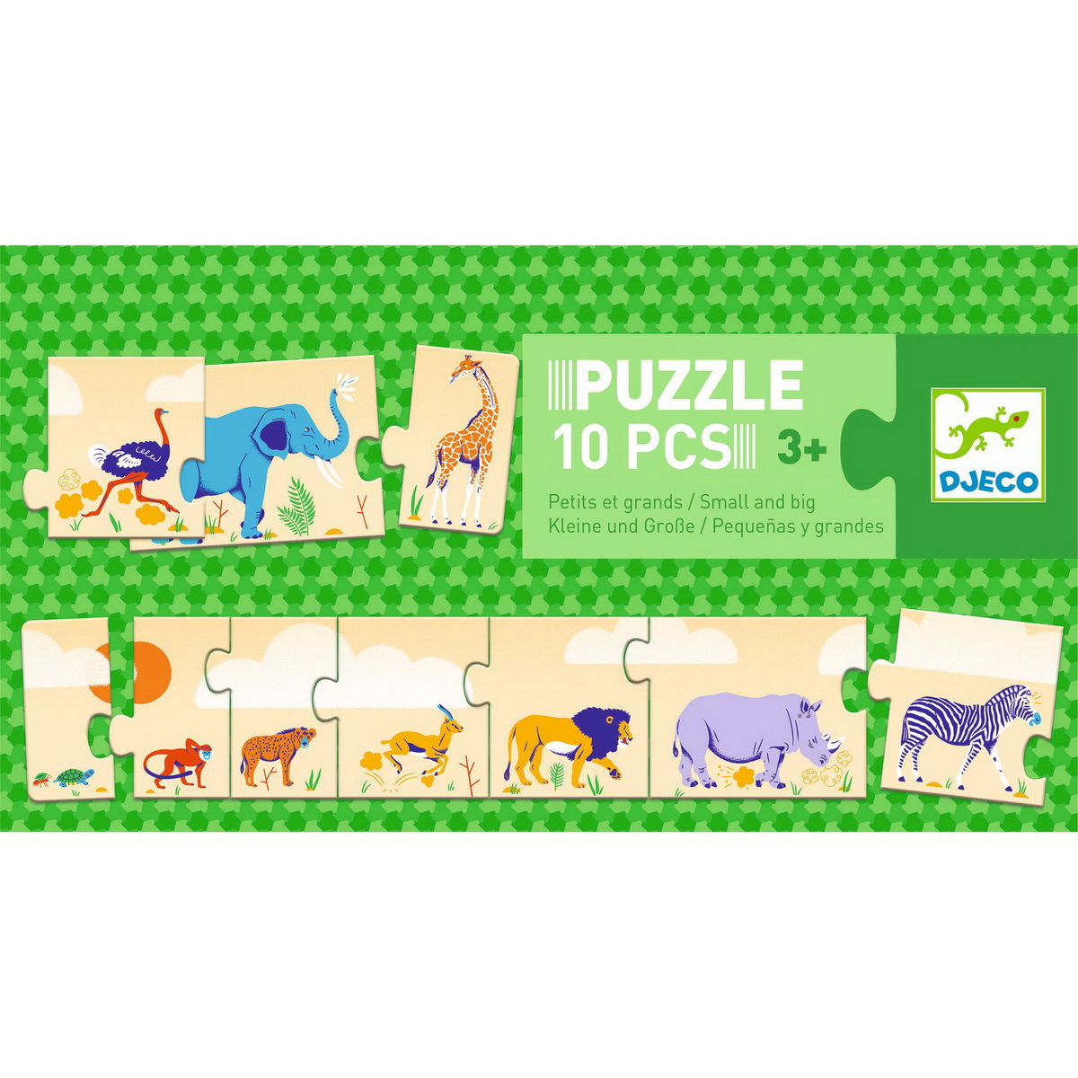 Djeco Puzzle Trio Smal and big - 3+ godine - Image 2