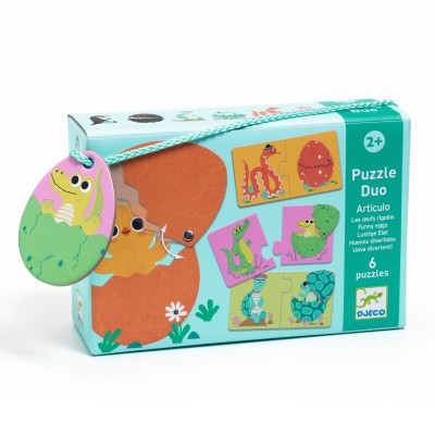 Djeco Puzzle duo Ko se krije u jajetu uzrast 2+ godine - Image 2