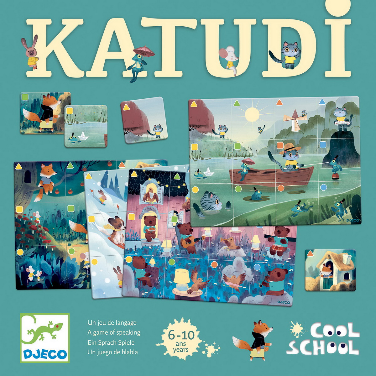Djeco društvena igra Katudi - 2-4 igrača - 4+ godine - Image 3
