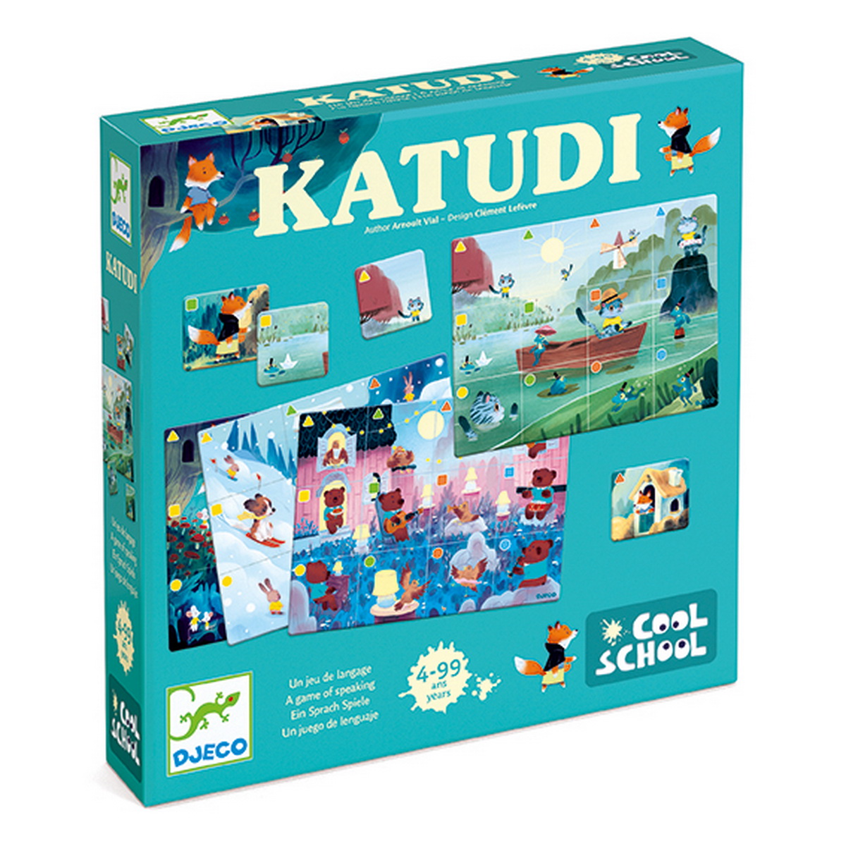 Djeco društvena igra Katudi - 2-4 igrača - 4+ godine