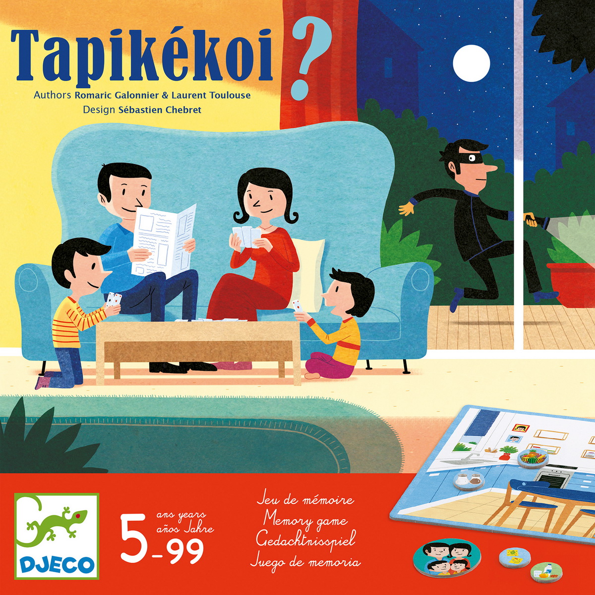Djeco Društvena igra memorije - Tapikekoi - Sjećaš li se šta je ukradeno? - Image 3
