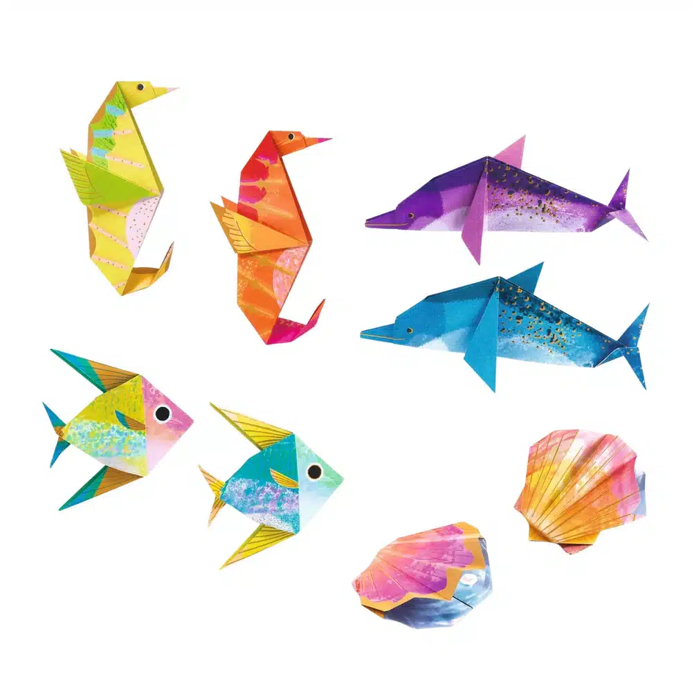 Djeco Origami Kreativni set Morske životinje - Image 2