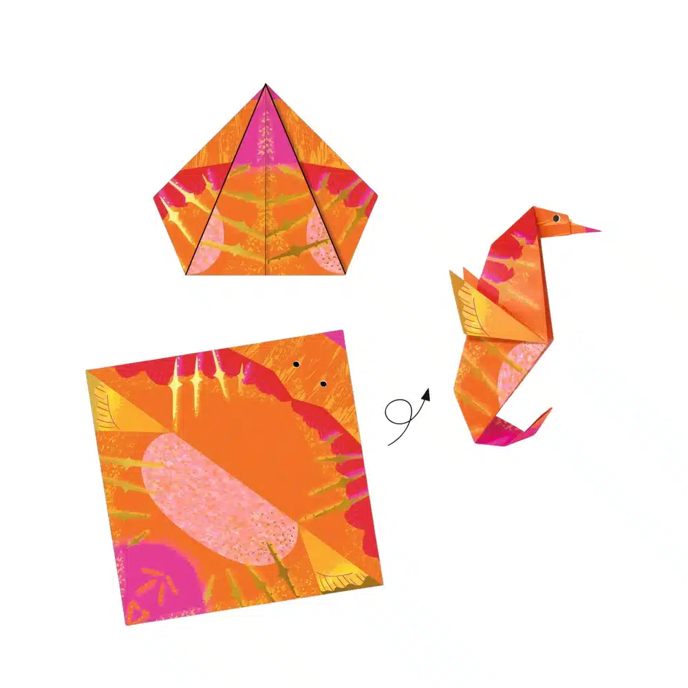 Djeco Origami Kreativni set Morske životinje - Image 5