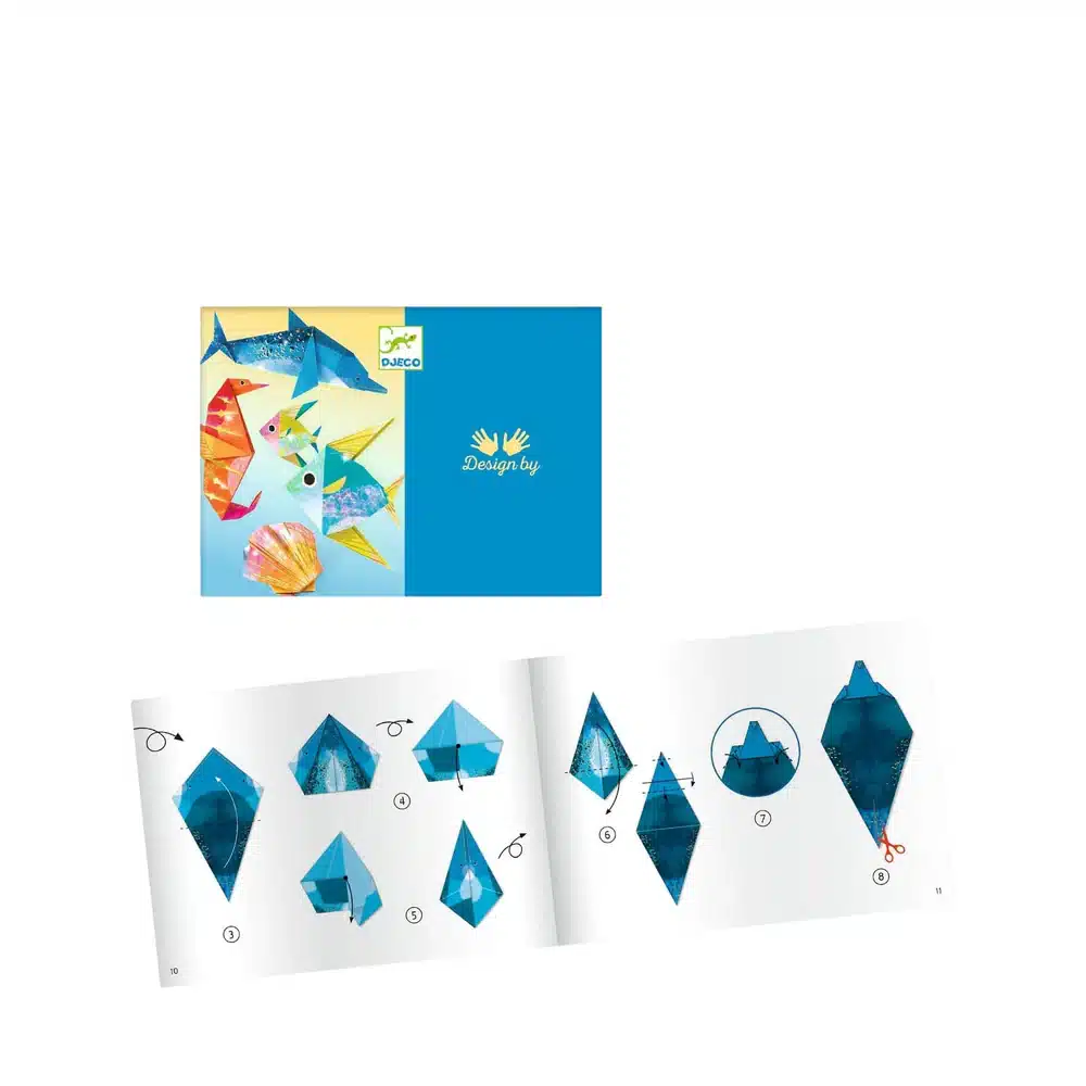 Djeco Origami Kreativni set Morske životinje - Image 6