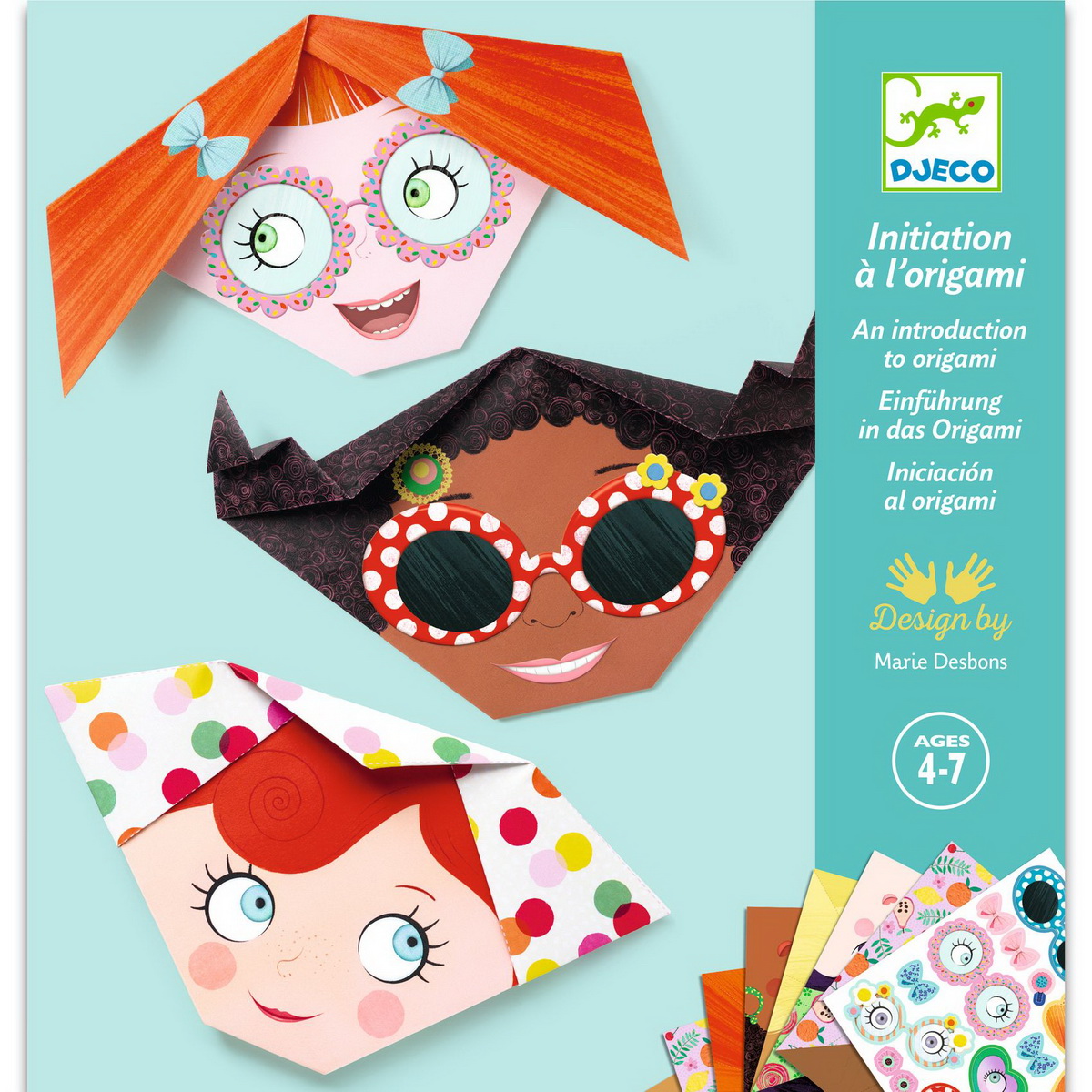 Djeco Origami Kreativni set Vesela lica