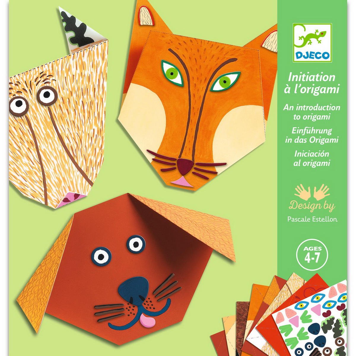 Djeco Origami Kreativni set Životinje 4+ godine