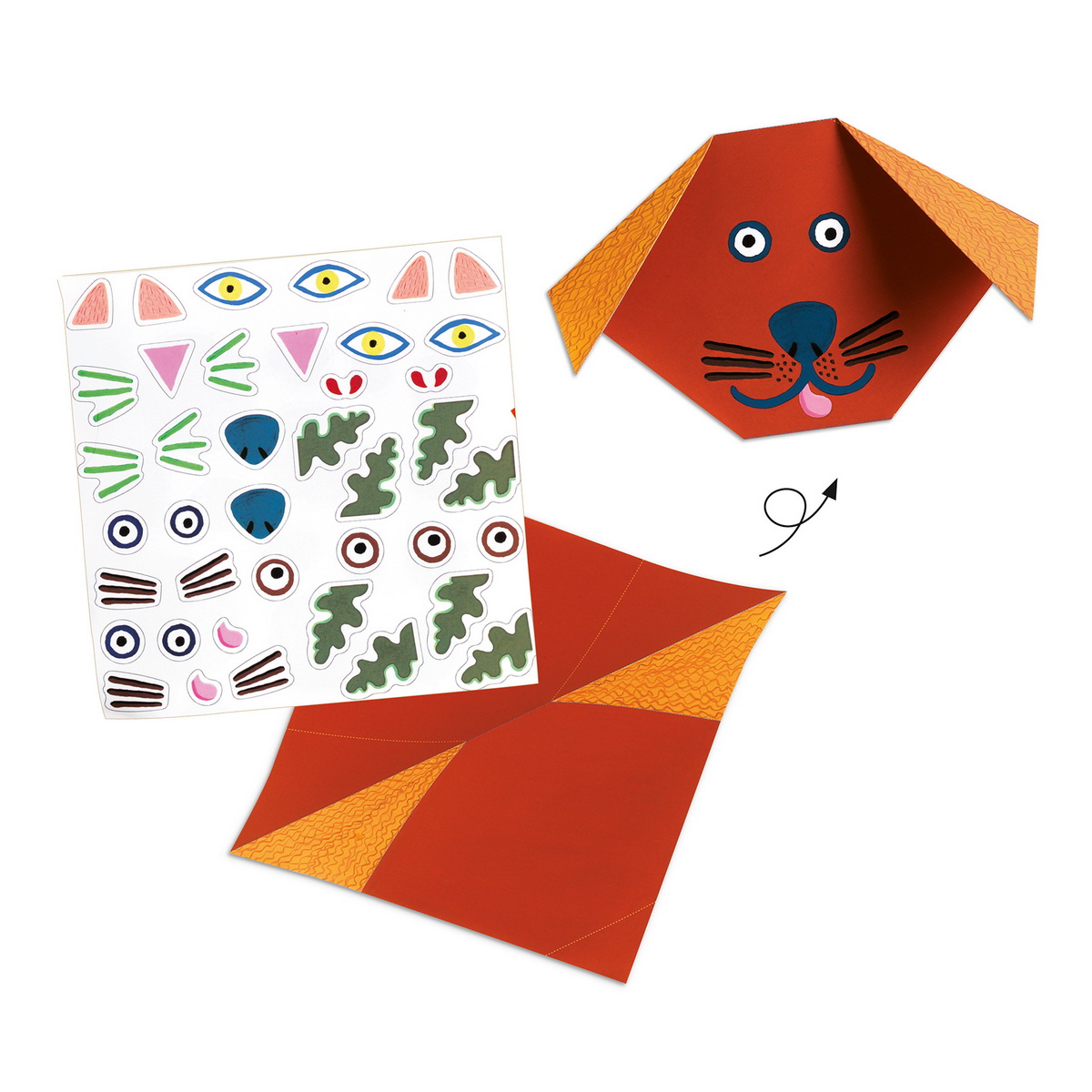 Djeco Origami Kreativni set Životinje 4+ godine - Image 2