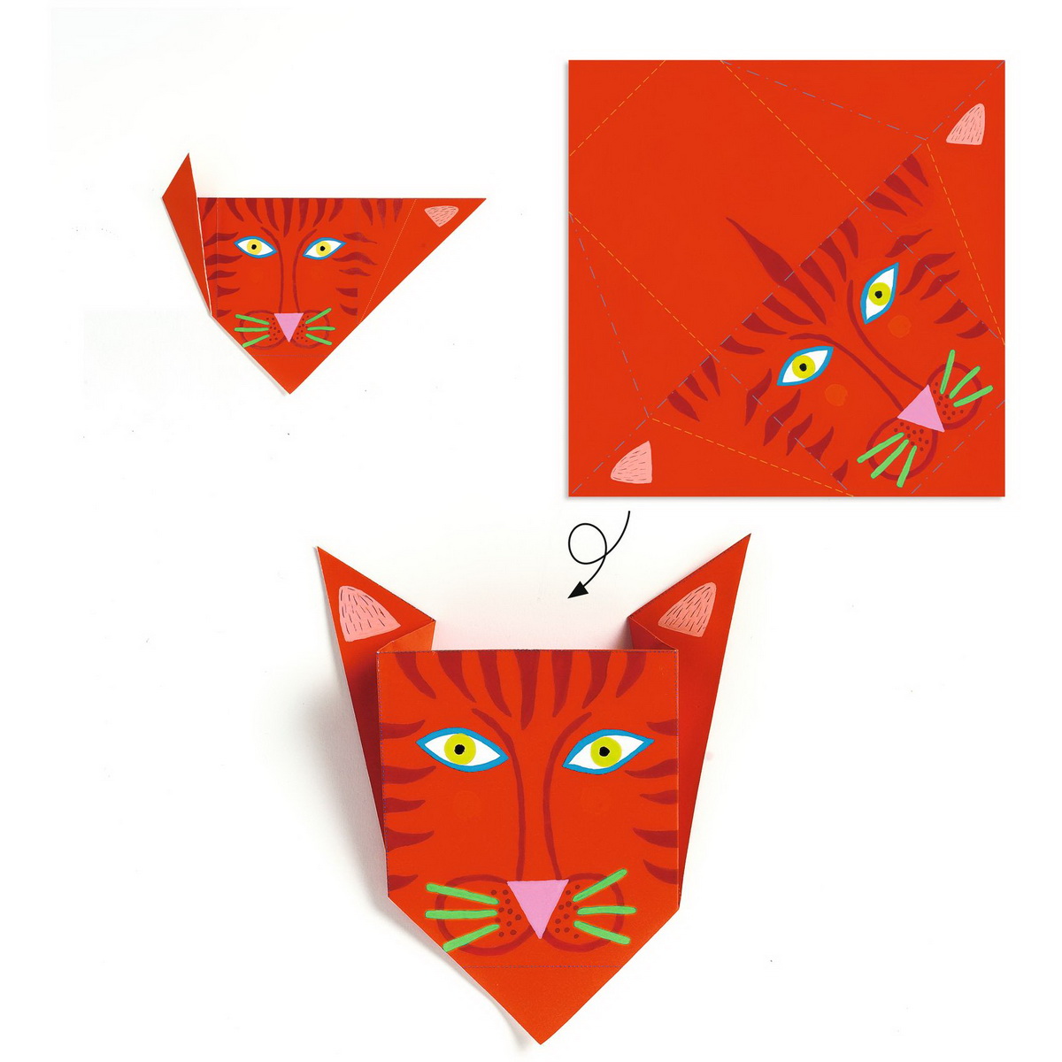 Djeco Origami Kreativni set Životinje 4+ godine - Image 4