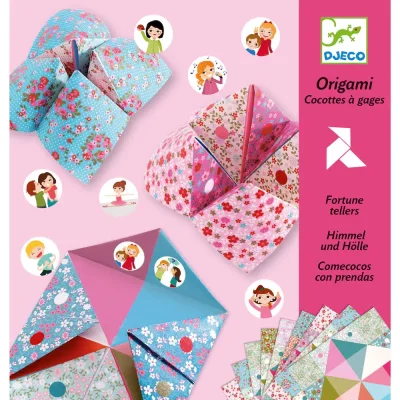 Djeco Origami kreativni set Fortune Tellers (Floral)