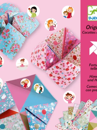 Djeco Origami kreativni set Fortune Tellers (Floral)