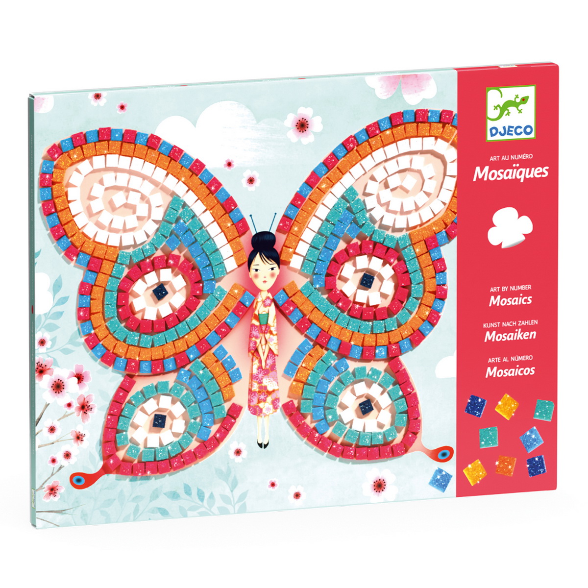 Djeco Kreativni set Mozaik- Leptiri -5+ godina - Image 5