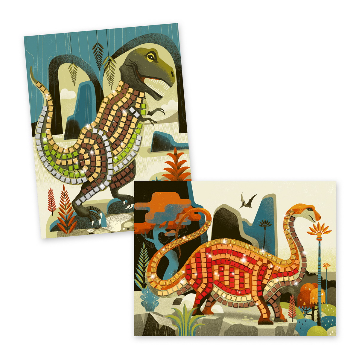 Djeco Kreativni set Mozaik- Dinosauri -5+ godina - Image 3