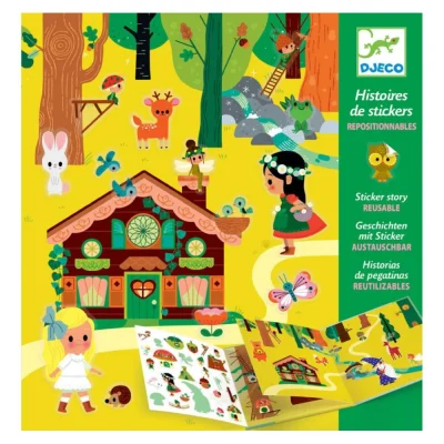 Djeco Kreativni set s naljepnicama The magical forest