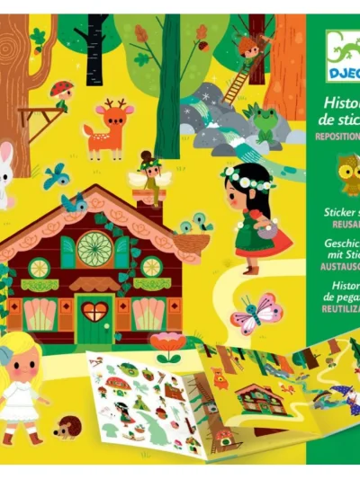 Djeco Kreativni set s naljepnicama The magical forest
