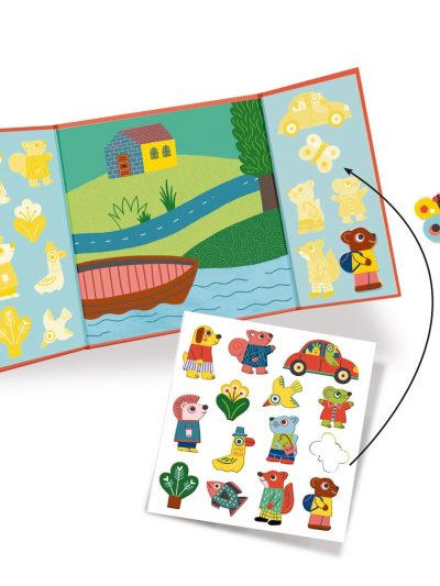Djeco Stikeri životinje 18+m (Kreiraj stickerima)