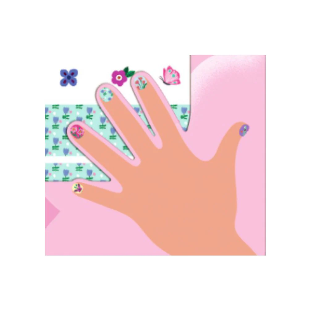 Djeco Set naljepnica za nokte - Petite fleur - Image 3