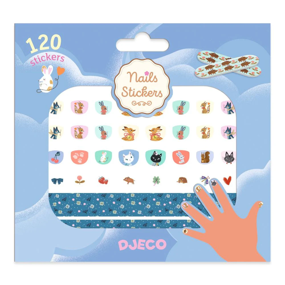 Djeco Set naljepnica za nokte Cutie
